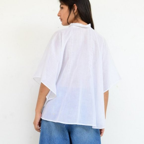 Vintage Hand Embroidered Mexican Kaftan - Picture 5 of 5